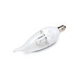 GE 21231 | 4W LED Bent Tip - 40W Equal - Candelabra Base - 2700K