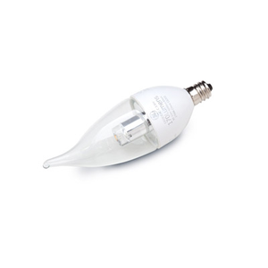 GE 21231 | 4W LED Bent Tip - 40W Equal - Candelabra Base - 2700K