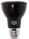 GE 93327 LED PAR20 7W 3000K 20° 520Lumen **BLACK BODY**