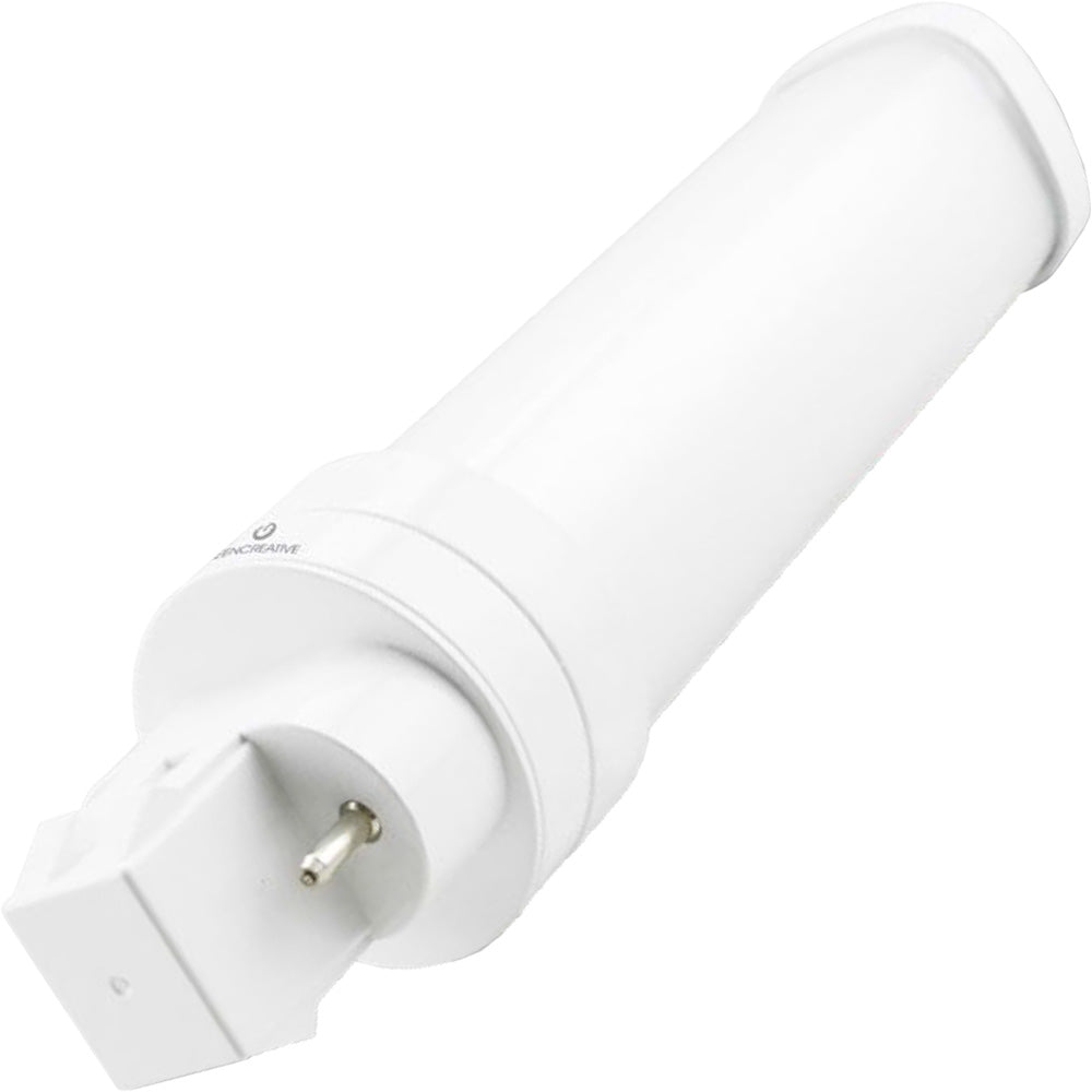 Green Creative 57963 - 6W LED - 13W CFL Equal - 2-Pin - 3000K - Ballast Direct or Bypass