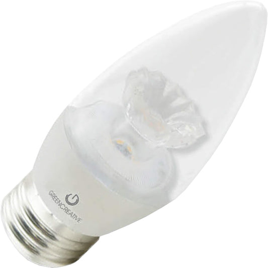 Green Creative 97824 - 5.5W B11 LED - 60W Equal - Warm White