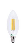 Greenlite 4W LED B10 E12 (Candle) Base Filament Chandelier 2700K Bulb