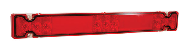 Grote 01-5444-73 | Rear ID HMSL Red LED Combination Lamp w/ 3 Pin Hardshell Connector Black Base