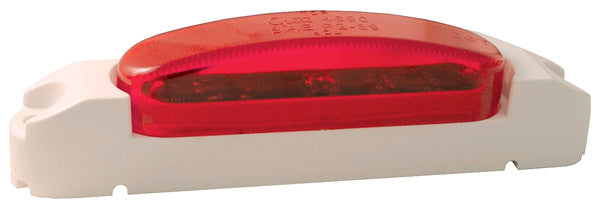 Grote 46902 | CLR/MKR Lamp Red Lens w/ White Body Supernova LED Thin-Line