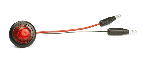 Grote 49262 | CLR/MKR, Red, LED, ROUND, MICRONOVA, PC, MULTI-VOLT, W/GROMMET
