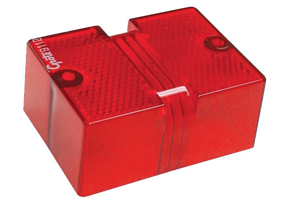 Grote 91122 | REPLACMENT Lens, Red, SIDE MARKER, for OVER 80" TAIL Lamp