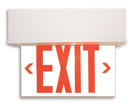 Beghelli Emergency Edgelit Exit GDESPLRWROC1U
