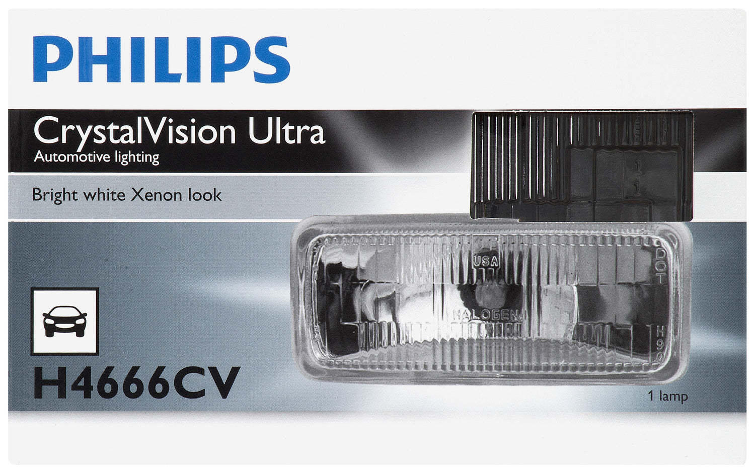 H4666 CrystalVision Bulb | Philips H4666CVC1