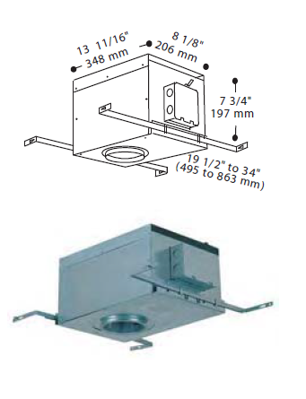 Contrast - ISCA2575 | Insulated PAR30 4 3/8" Housing