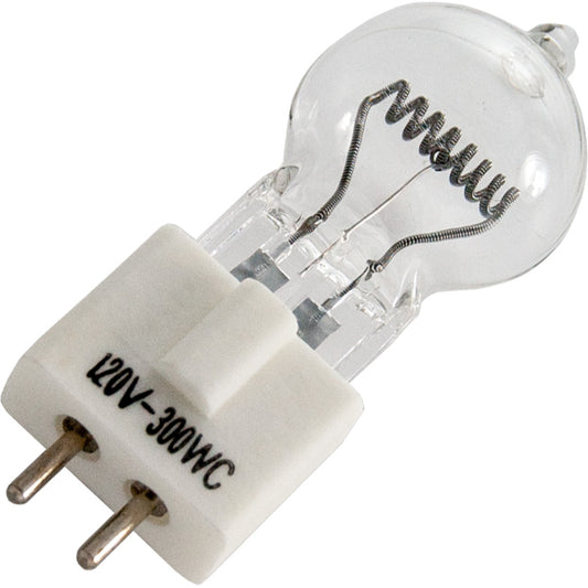 JCD 300W 120V Halogen G6.35 Base (70 HR)