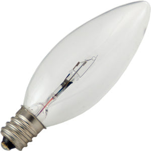Bulbrite KR10CTC/25 Bulb | 10W 120V B8 Krypton Candelabra Base