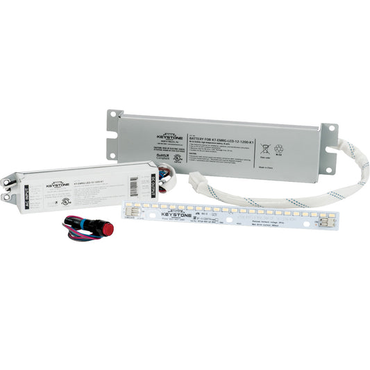 Keystone KT-EMRG-LED-12-1200-K1 - LED Emergency Ballast - 12W - 90 Minute - Kit