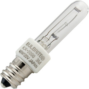 Bulbrite KX40CL/E12 | 40W 120V Xenon KX-2000 T3 E12 Base Bulb
