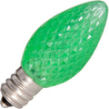 Standard - .37W 100-130V C7 Decorative LED - E12 Base - Green