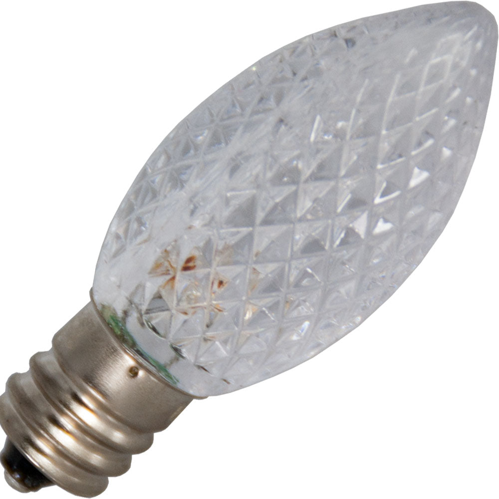 Bulbrite 770171 LED/C7C | 0.6W 120V C7 LED Clear E12 Base Bulb