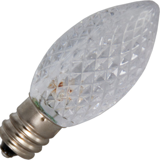 Bulbrite 770171 LED/C7C | 0.6W 120V C7 LED Clear E12 Base Bulb