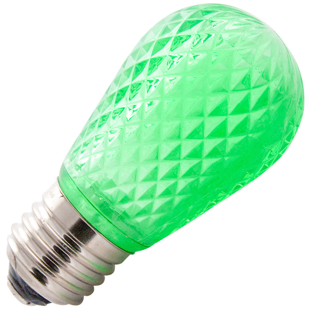 Standard - .96W 100-130V LED - S14 - Medium Base - Green