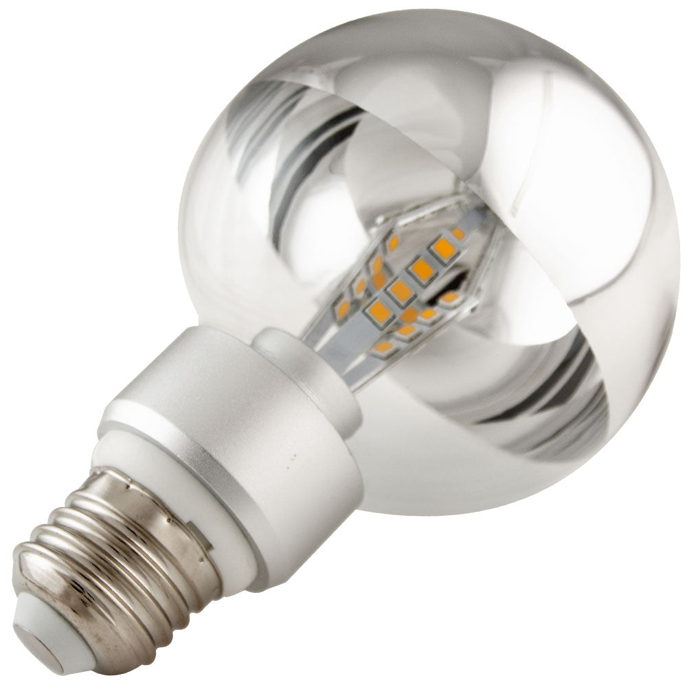 Martek - 6W G25 Silver Bowl LED - 60W Equal - Warm White - Medium Base