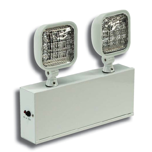 1W Per Head LED Emergency Light - Wall Mount - Steel Housing
