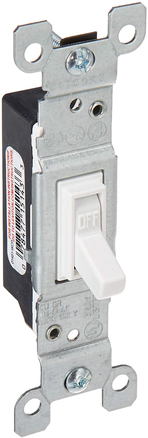 Leviton - 1451-W - White|Leviton Switch