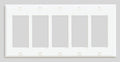 Leviton - 80423 - White |Leviton Duplex Receptacle Wall Plate