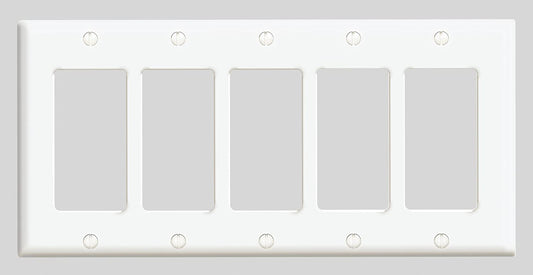 Leviton - 80423 - White |Leviton Duplex Receptacle Wall Plate