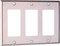 Leviton - 84411-40 |Leviton Decora Wall Plate  Stainless Steel