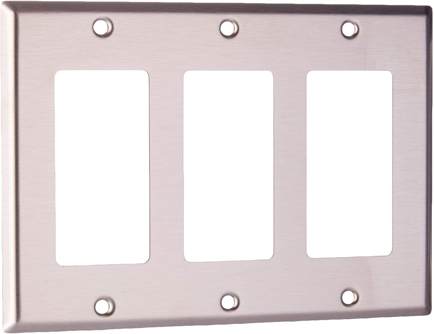 Leviton - 84411-40 |Leviton Decora Wall Plate  Stainless Steel