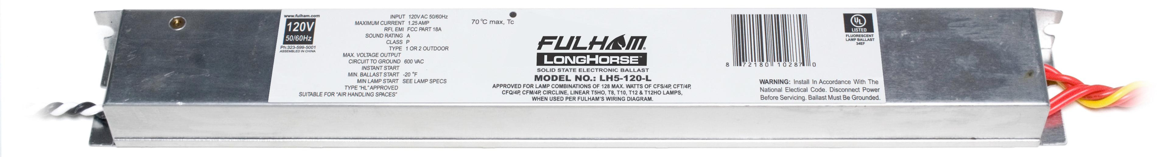 Fulham Longhorse Ballast CLH5-120-L