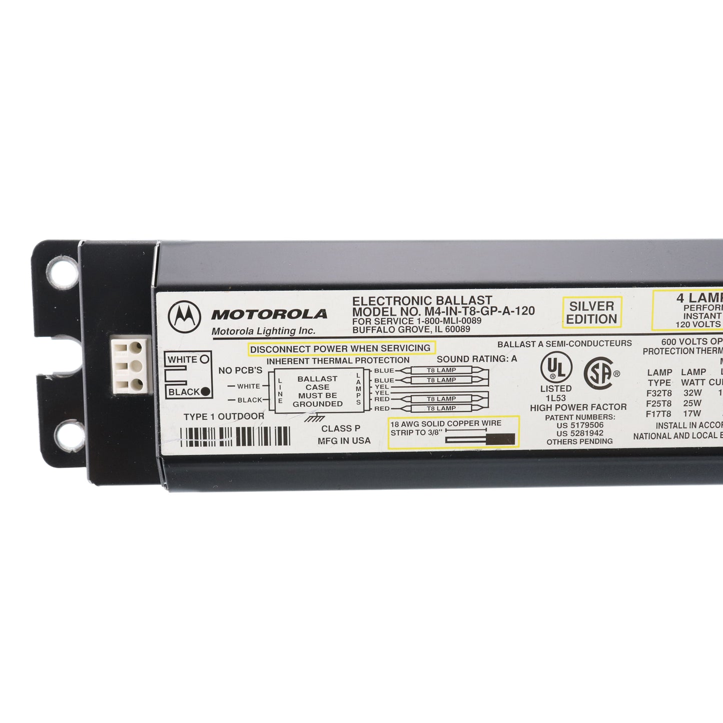 Motoroal (GE) Ballast G4-IN-T8-GP-A-120