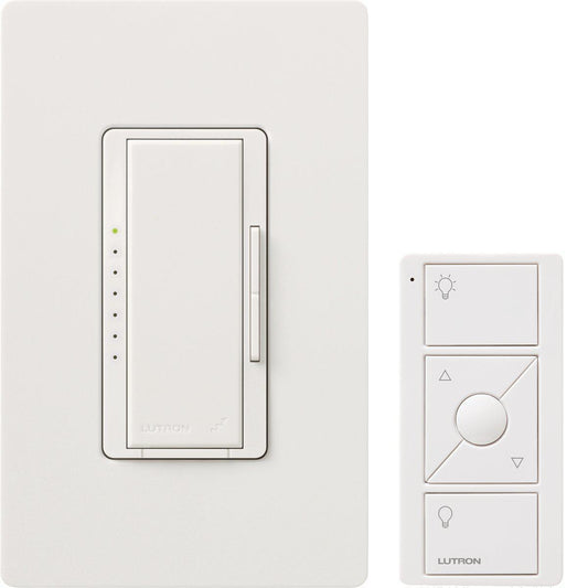 Lutron MRF2-Pico-WH | MAESTRO Incandescent Wireless dimmer in White with PICO