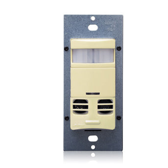 Levition OSSMT-GDI | Dual Control Wall Mount Occupancy Sensor - PIR / Ultrasonic - Ivory