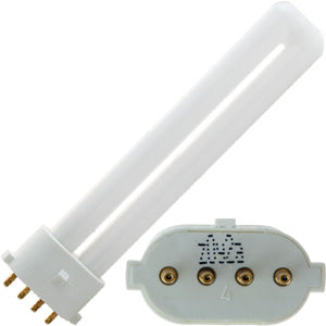 Sylvania CF9DS/E/827 | 9W CFL - 4 Pin - 2G7 Base - 2700K