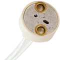 G4 Base Halogen Socket With 6" Leads
