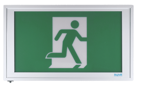 Beghelli Emergency Exit QR-RMSPLU-0LR-M-120347V
