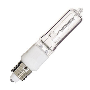 100Q/CL/MC - 100W, 130V T4 Halogen - Clear - Mini Candelabra Base