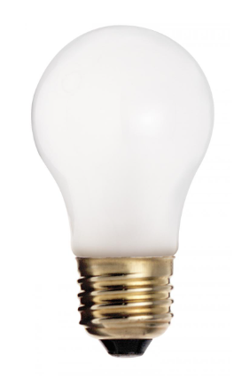 Satco S3811 40W A15 Frosted Applicance bulb 130V E26 Medium Base