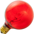 Satco - 10W 120V G12 Incandescent - Globe - Amber - Candelabra Base