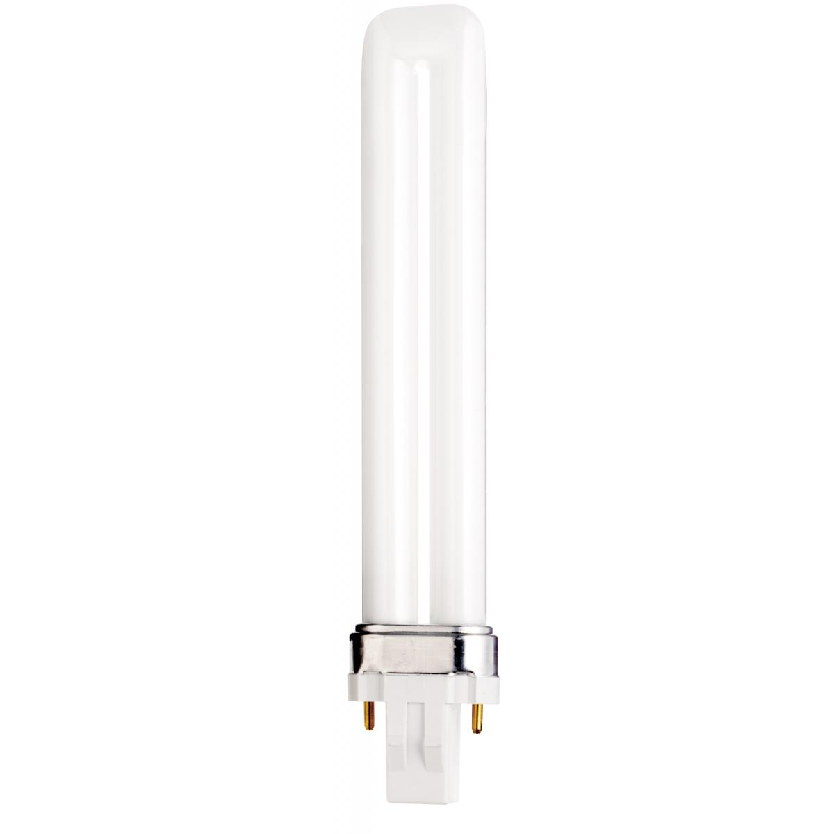 Satco S8312 - 13W Compact Fluorescent lamp Cool White - 4000K - GX23 2-Pin Base