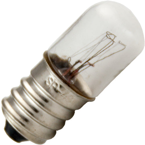 SP-43 -6W 0.048A 125V T4 Clear Incandescent Candelabra Base