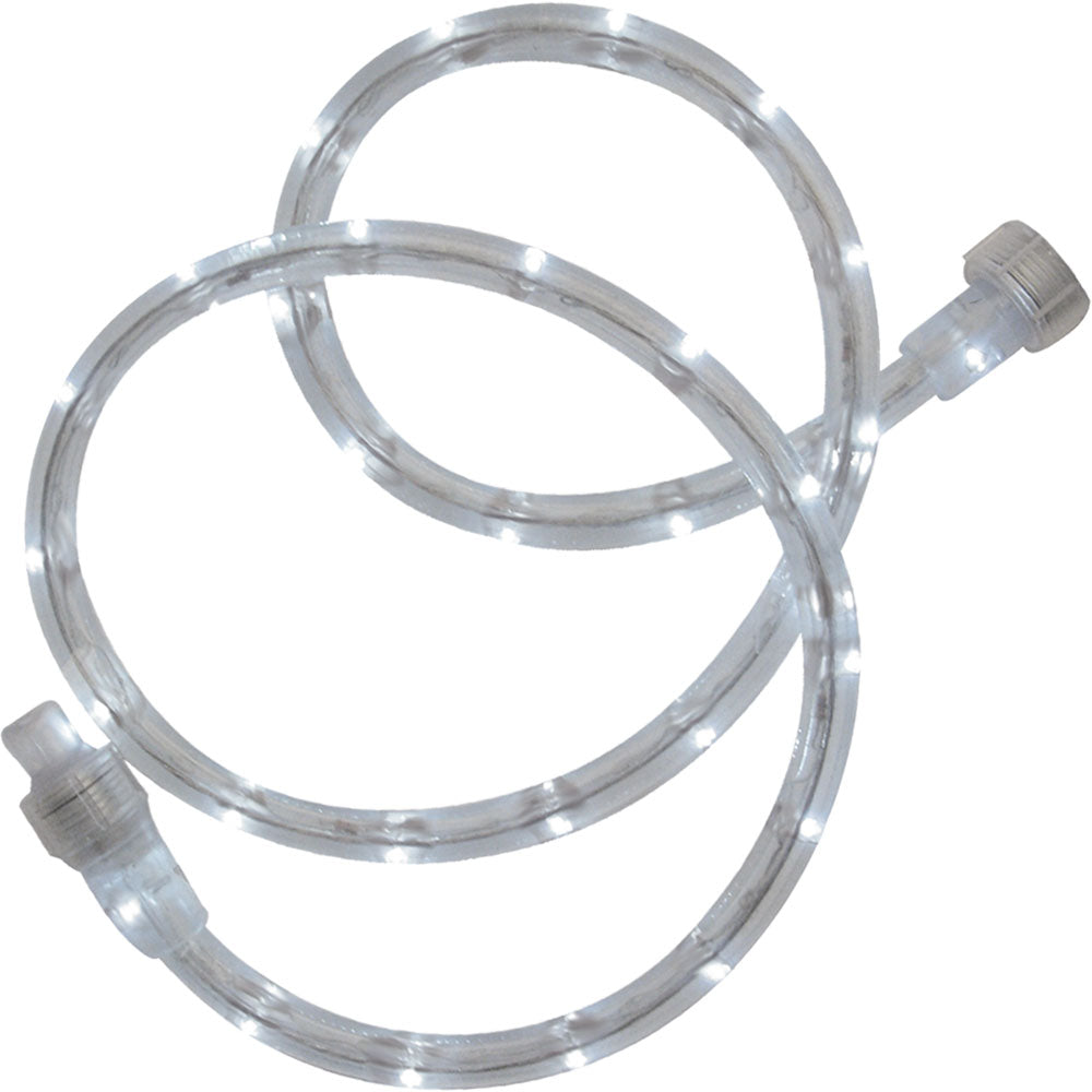 Standard - 12W 120V LED Rope Light - 18 Foot Length - Cool White