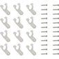 Standard - Mounting Clips for 120V LED Rope Light - 12 Piece Count
