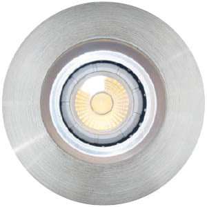 Satin Chrome / Aluminum Trim - Fits 4 Inch PAR20 Recessed Housings