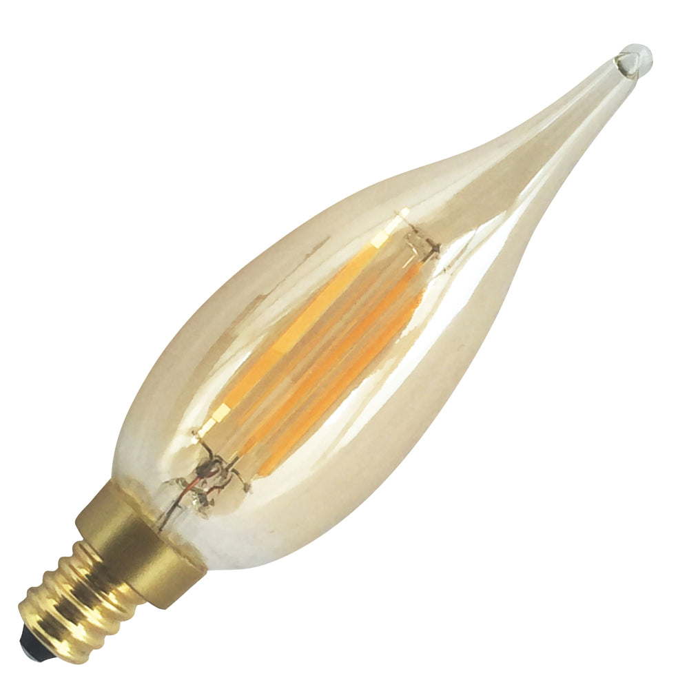 Standard | 3W LED Vintage Filament Style - 40W Equal - CA11 - Candelabra Base