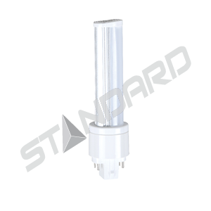 Standard LED Lamp PL Horizontal G24q-4PINBase 6W 40K 120-277V Bypass only