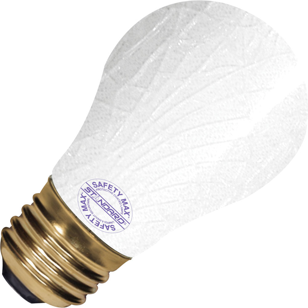 Standard - 40W 130V A15 Safety Coated Incandescent - E26 Base