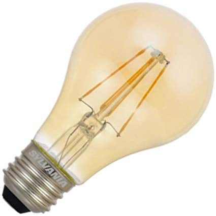 Sylvania 75349 | 6.5W Filament - 60W Equal - A19 - Medium Base - 2200K Amber