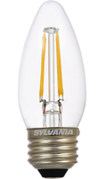 Sylvania 79521 | 4.5W Filament LED - 40W Equal - B10 - Medium Base - 2700K