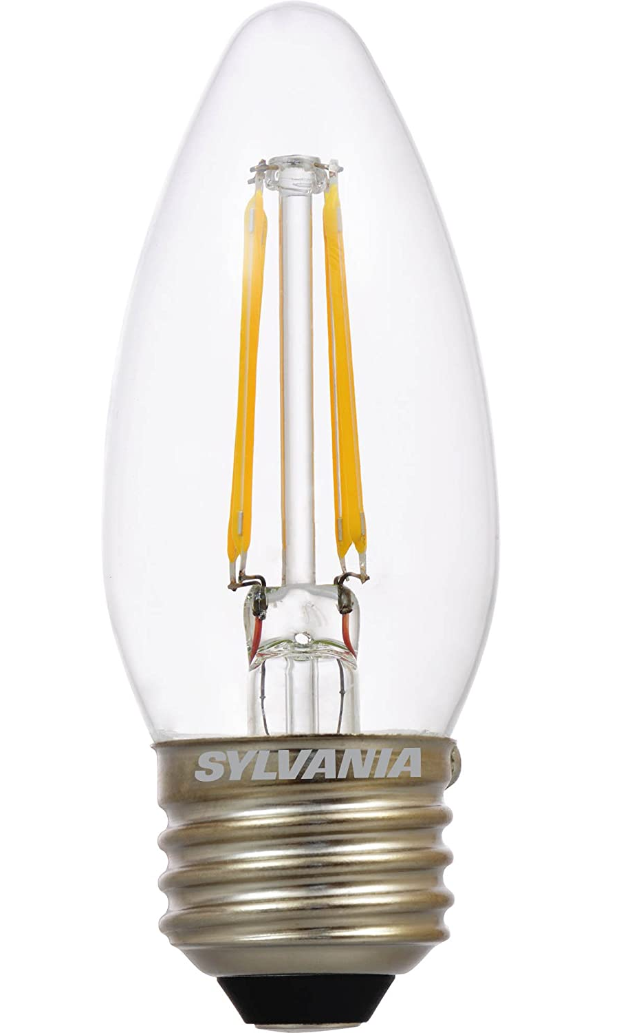 Sylvania 79521 | 4.5W Filament LED - 40W Equal - B10 - Medium Base - 2700K