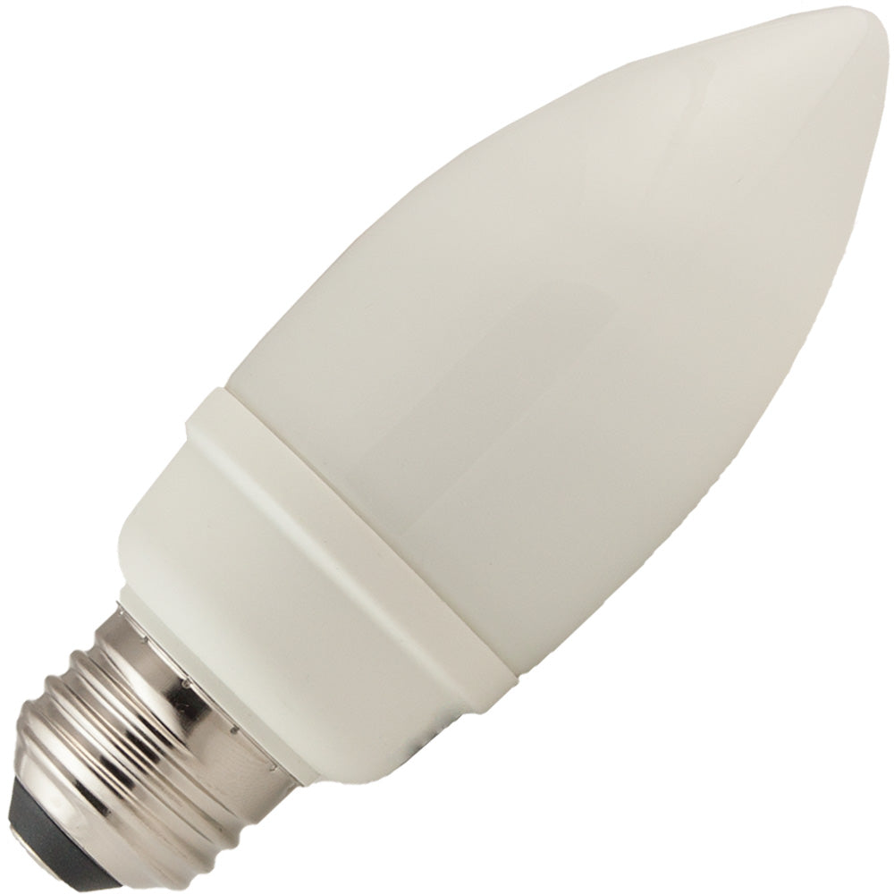 9W Compact Fluorescent Deco 2700K Medium Base Energy Saving Light Bulb